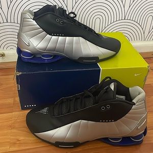 Nike Shox BB4, men’s size 11.5, Black/metallic Silver Lapis